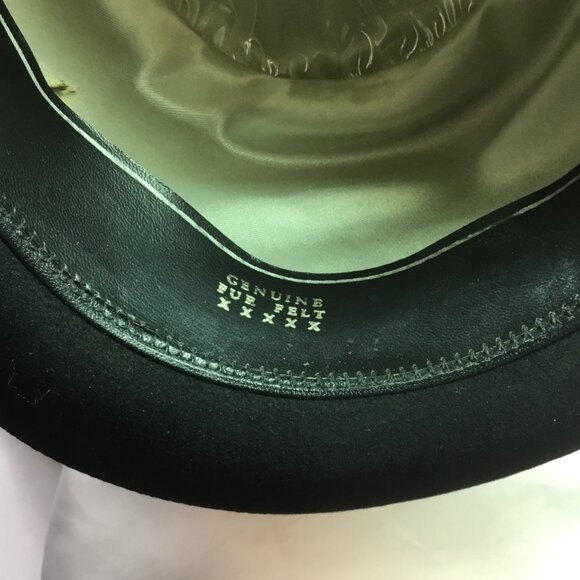 Beaver Brands Hats Derby Black 5X Fur Size 7 - Picture 9 of 13